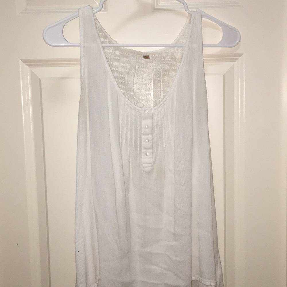 VERA WANG LACEY TANK TOP